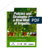 Policies and Strategies for a New Model of Irrigation - Document Synthesis