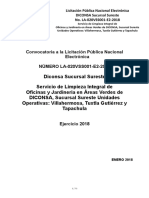 Convocatoria Limpieza en Oficinas 2018