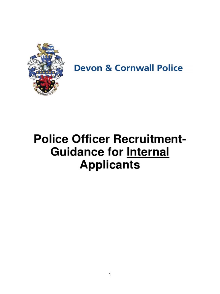 Resources For Police Officer Applicants – QASXW