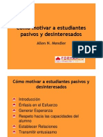 Estrategias motivacion alumnos