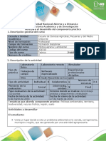 Guía de Actividades y Rúbrica de Evaluación - Tarea 3 - Identificar Problema Ambiental y Proponer Plan de Mitigación