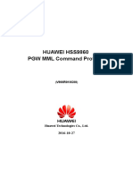 Huawei Hss9860 v900r010c00 PGW MML Command Protocol