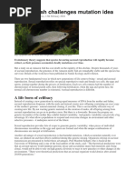 Amazon Molly Fish Challenges Mutation Ideas