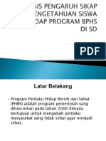 Analisis Pengaruh Sikap Dan Pengetahuan Siswa Terhadap Program