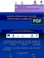 Igiena Personalului in Industria Alimentara