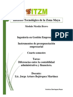 diferencias entre la contabilidad administrativa y finaciera