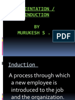Orientation / Induction BY Murukesh S - S