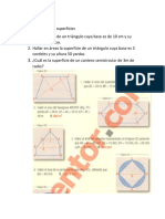 Ejercicios Areas y Superficies Mecanica de Fluidos