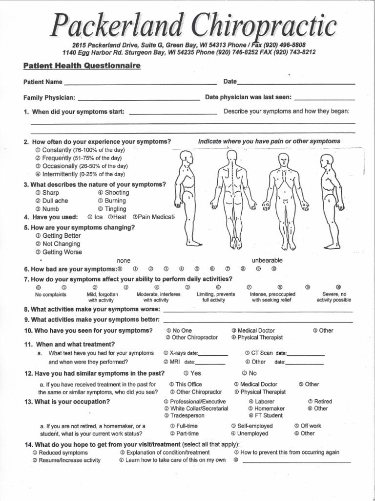 Patient Intake Egg Harbor PDF