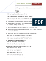 QA.2012 - Ácido-Base - Cálculos de PH - Questões PDF