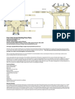 Screen Press Plans