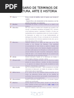 Glosario Arte