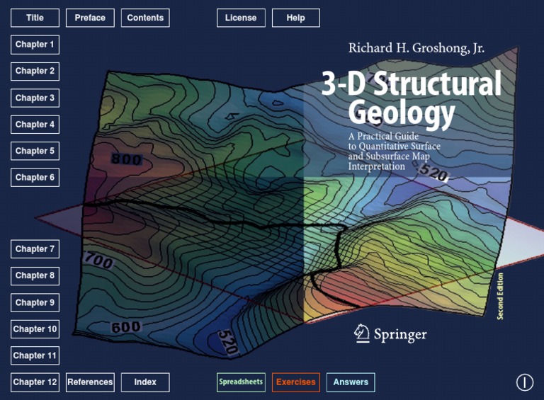 3-D Structural Geology Guide | PDF