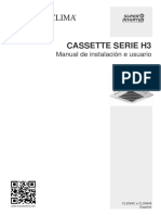 Manual Instalación Usuario Cassette H3 CL20842 a 849 Es 08 15
