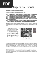A Origem Da Escrita