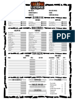 Caçador A Revanche - Ficha de Personagem - Biblioteca Élfica