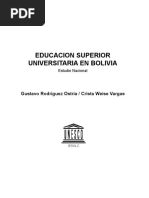 Educacion Universitaria en Bolivia