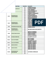 Docentes y Grupos