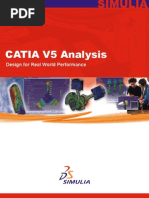 CATIA V5 Analysis: Design For Real World Performance