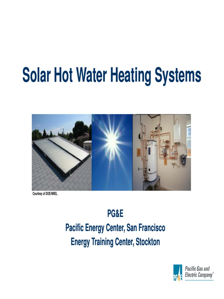 Handbook - Solar Water Heating Basics PDF | PDF | Water Heating | Hvac