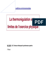4 - M1 EOPS - La Thermorégulation Et Limites À Lexercice (2015-16) .