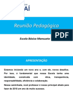 Reunião Pedagógica EBMT