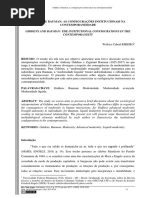 Guiddens e Bauman, Revista Sem Aspas (Wallace Cabral Ribeiro)