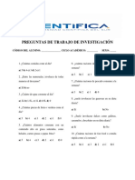 Preguntas de Trabajo de Investigación