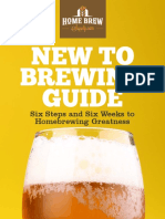 New To Brewing Guide: Six Steps and Six Weeks To Homebrewing Greatness