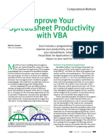 Improve Your Spreadsheet Productivity With VBA - CEP - Jun 2017