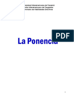 La Ponencia (V. 4-17)