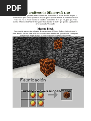 Todos Los Crafteos De Minecraft 1 Naturaleza