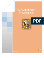 Informe 3 - Movimiento Pendular