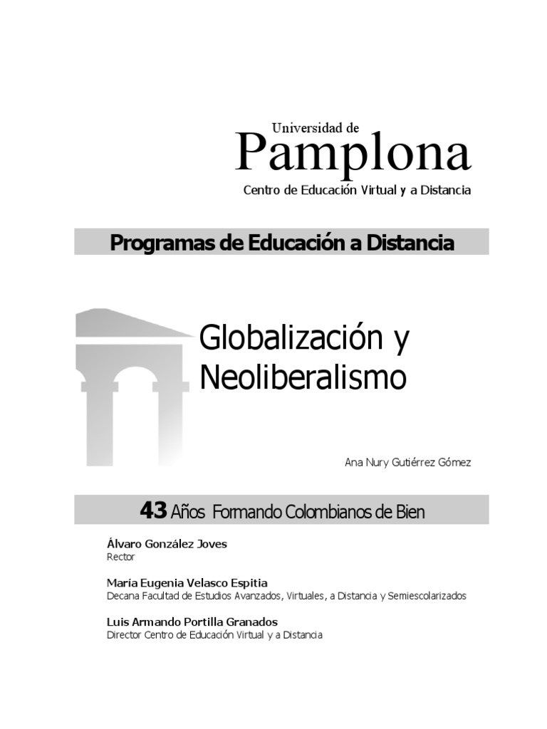 Globalizacion y Neoliberalismo PDF | PDF