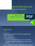 1.4.4.4 - Kecepatan Metabolisme Dan Pengukurannya