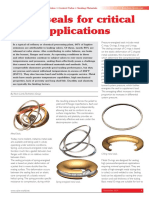 Metal Seals For Valve Applications