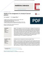 Update in The Management of Critically Ill Burned Patients: Special Article