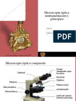 Microscopía Óptica Instrumentación y Principios