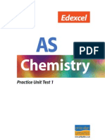 Edexcel As Chemistry Practice Unit Test1