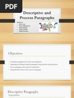 Descriptive and Process Paragraphs: Members