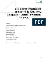 Protocolo Sedacion Analgesia y Control Del Delirio Uci