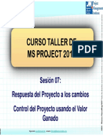 Curso MS Proyect - Sesion 7