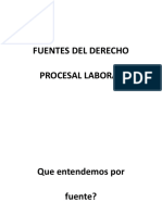 2. Fuentes Del Derecho Procesal Laboral