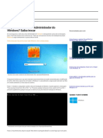 Esqueceu A Senha de Administrador Do Windows - Saiba Trocar - Dicas e Tutoriais - TechTudo