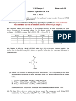 ECE 658 VLSI Design - I Homework-III Due Date: September 29, 2016 Prof. D. Misra