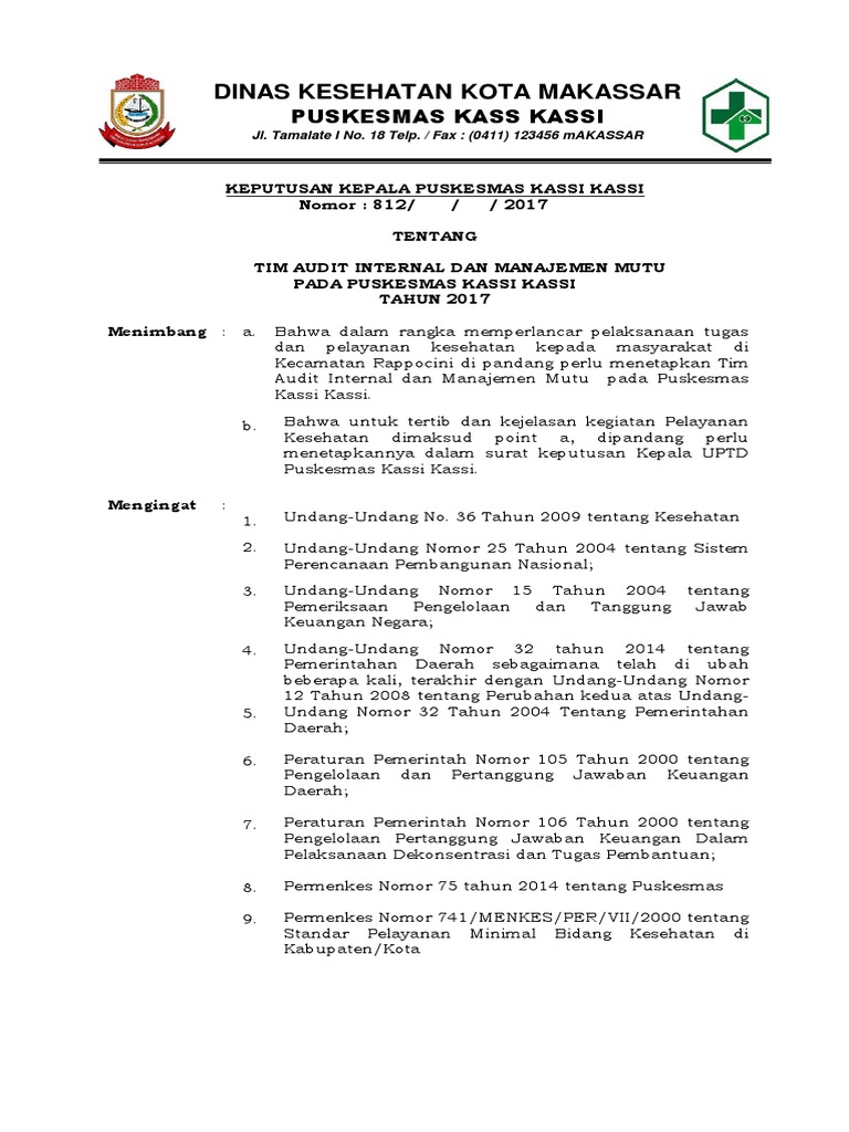 17 Contoh Surat Tugas Tim Audit Kumpulan Contoh Surat