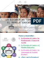 2 La Escuela Al Centro y El Modelo Educativo