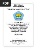Download Makalah Hukum Bisnis Tentang HAKI 1 by Ahmad Ansyari SN371485037 doc pdf