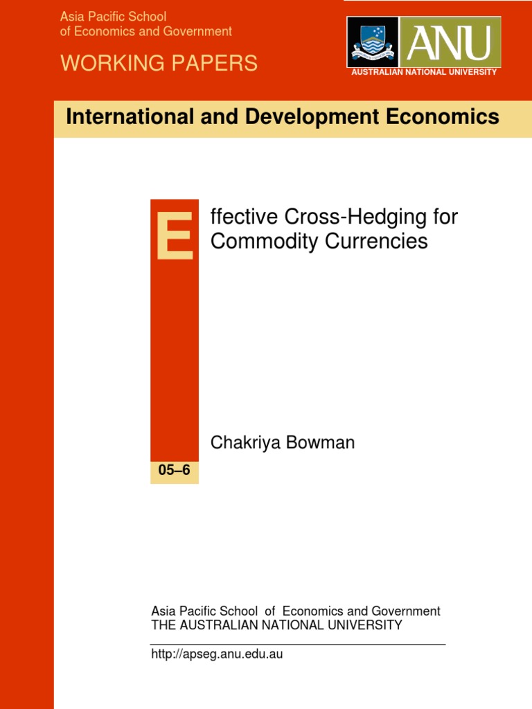 Commodity Currency Cross Hedging PDF Hedge (Finance) Futures Contract
