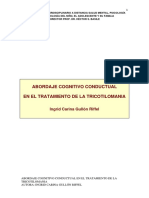TRICOTILOMANIA Abordaje Cognitivo Conductual PDF
